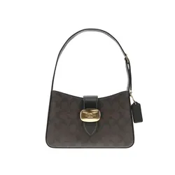 COACH Olai Style Women's PVC with Leather Shoulder Handbag CP005