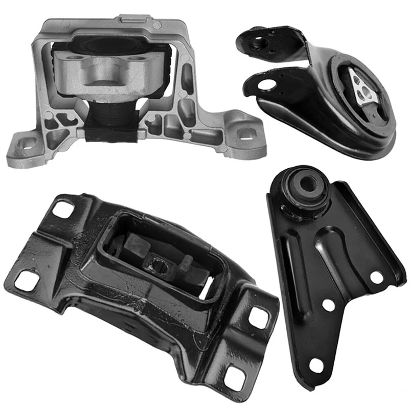 

A90Q-4Pcs Trans Engine Mount Torque Strut Bracket Set For Mazda 3 2.0L 2004-2009 BP4N-39-070D BP4S-39-040 BCM439060 BP4N39010 Pa