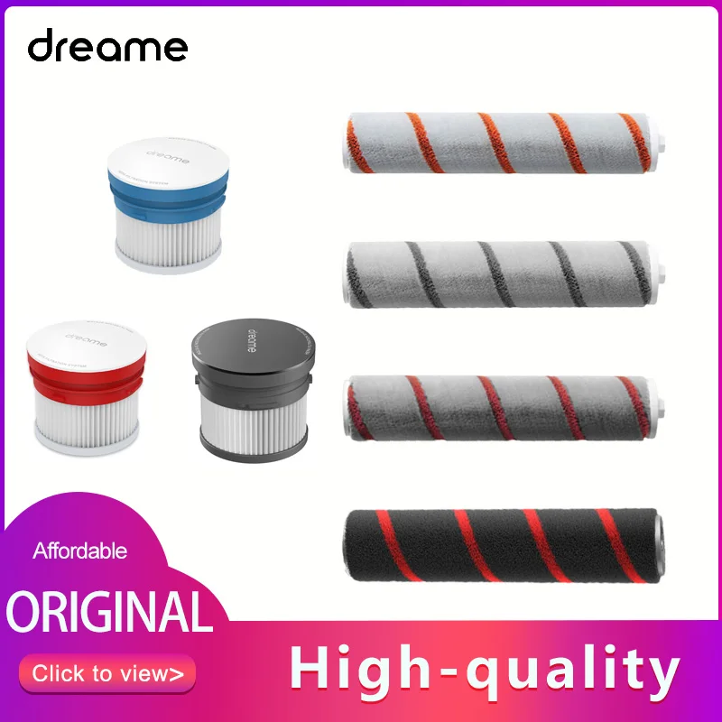 Original Dreame V12pro HEPA Filter Roller Brush for  Wireless Vacuum Cleaner XR V10 V10Pro V11 V12 Washable  V