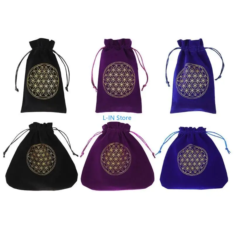 

Soft Divination Storage Bag Flower of Life Storage Bag Printing Adults