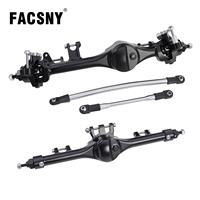 F10T Aluminum Front Rear Straight Axle Complete For 1/10 RC Crawler Axial SCX10 II Vanquish VS4-10 Phoenix F10T Upgrade Parts