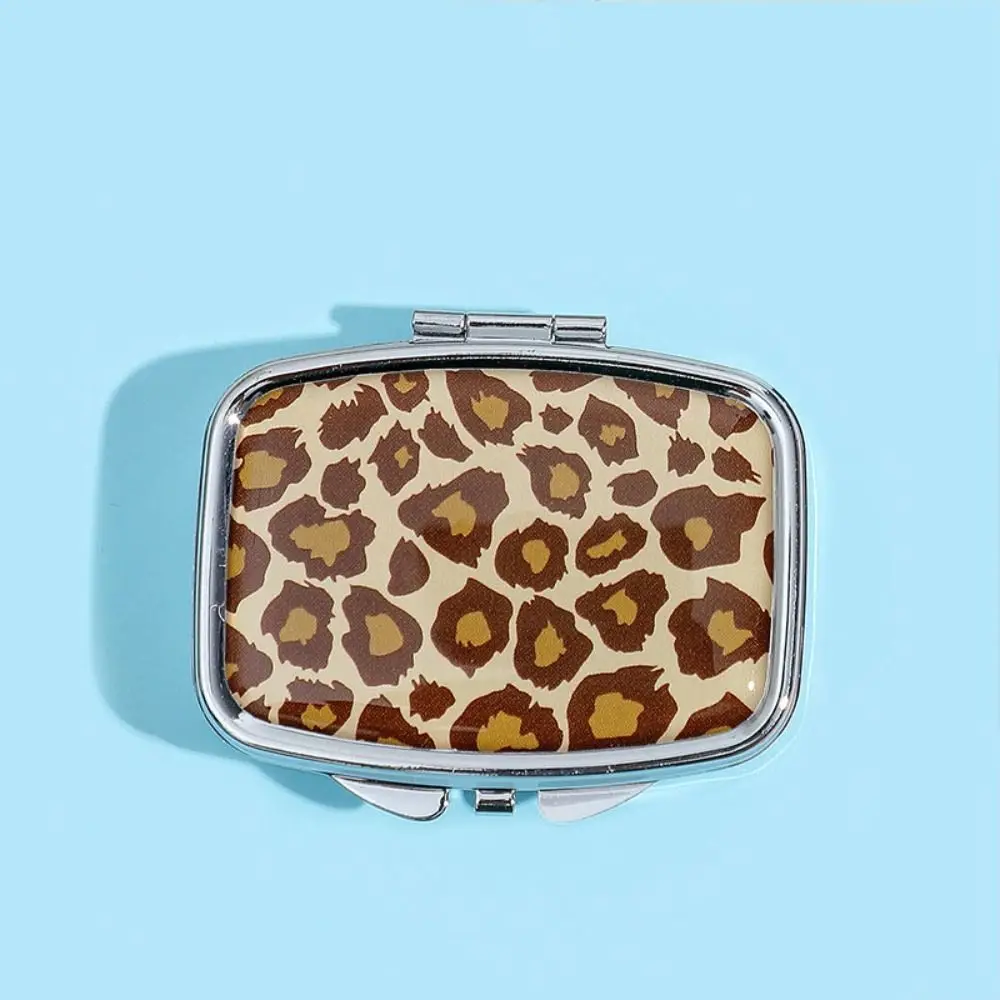 with HD Mirror Cartoon Animals Jewelry Box Cute Waterproof Sealed Organizer Kawaii Multifunctional Mini Pill Case Medicine