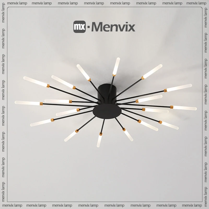 Menvix LED Chandeliers Lighting for Living Room Ceiling Lights Creative Led Fireworks Lights Atmosphere Bedroom Dining Room Lamp