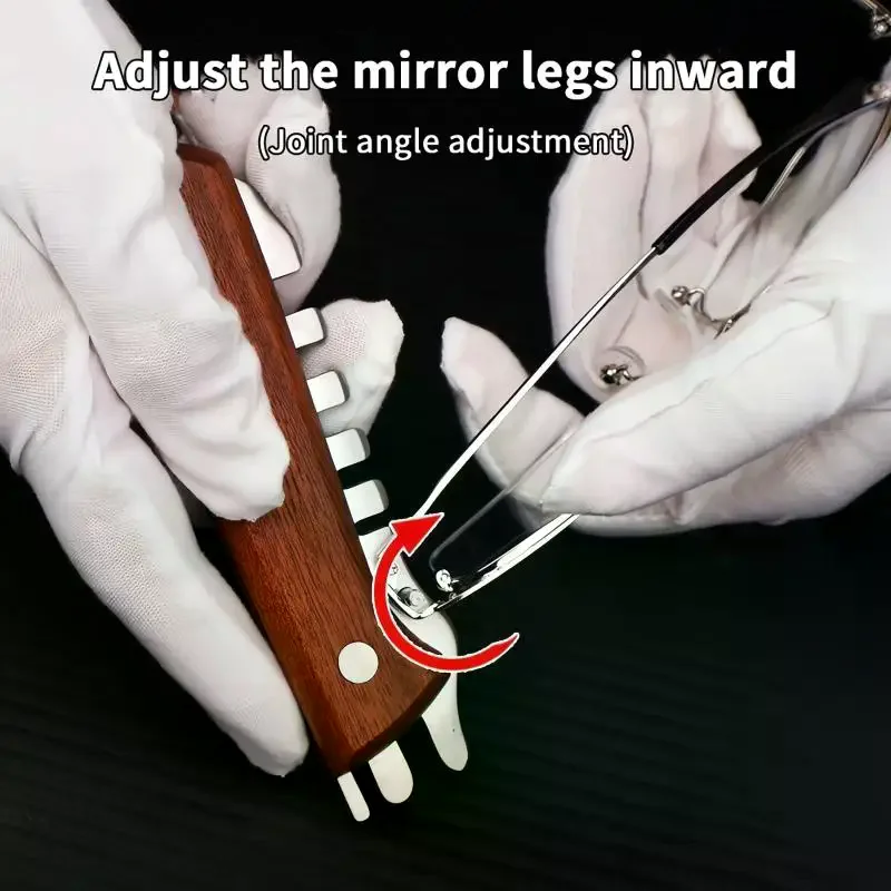 Multifunctional Glasses Frame Adjustment Tool Temple Arm Bending Adjuster Nose Pad & Temple Arm Tension Adjustment