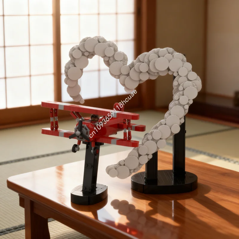 

684pcs MOC Love Takes Flight Icons Model Building Blocks Architecture Toy Christmas Gifts DIY Creative Idea Education Brick Kids