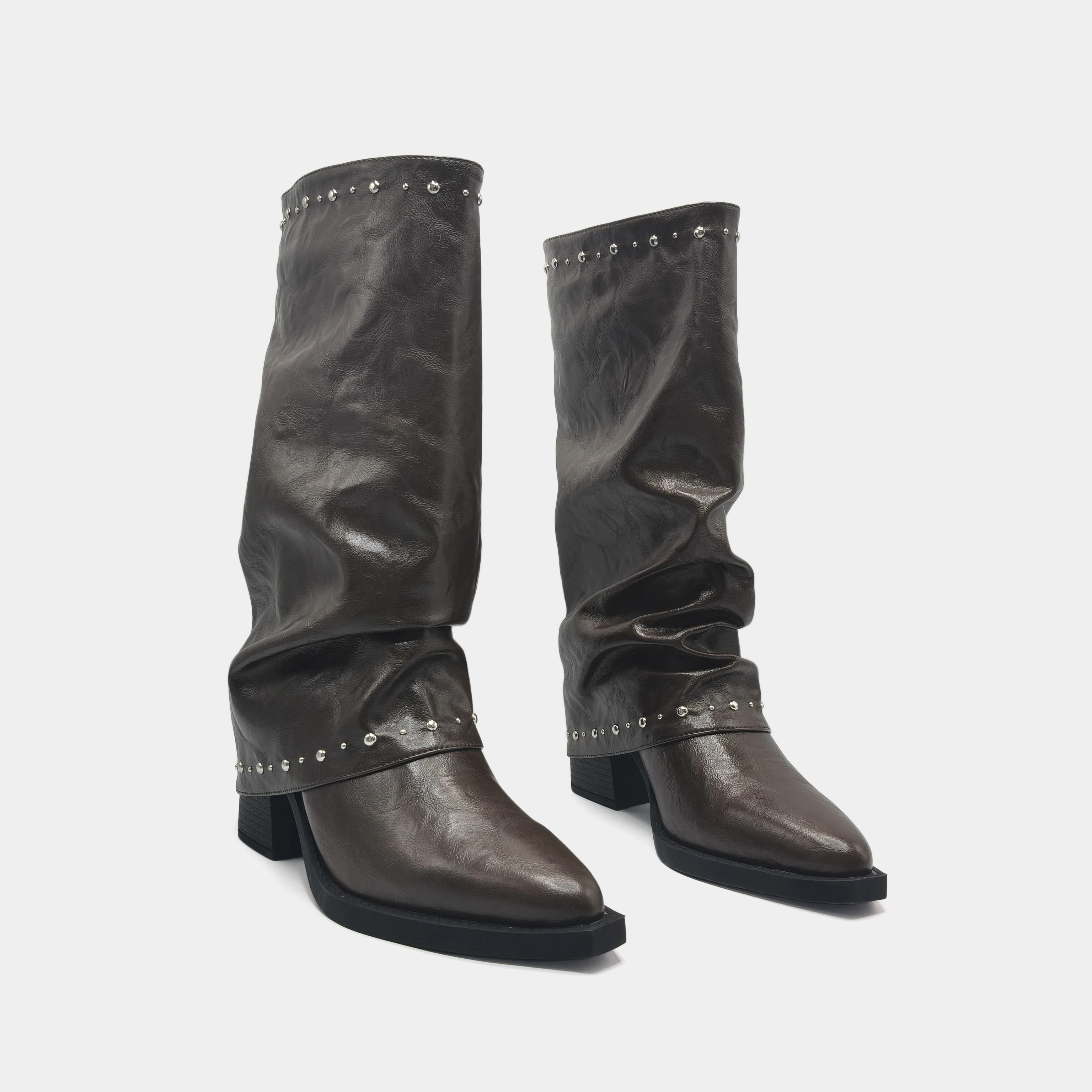 Women's Vintage Slouch Boots L - Vintage Fashion Looks ulasan dan harga