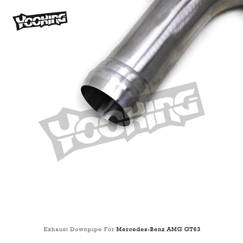 AUTO Stainless Steel Exhaust Pipes for -GT63 GT63S 4.0T 2019-2023  With Heat Shield