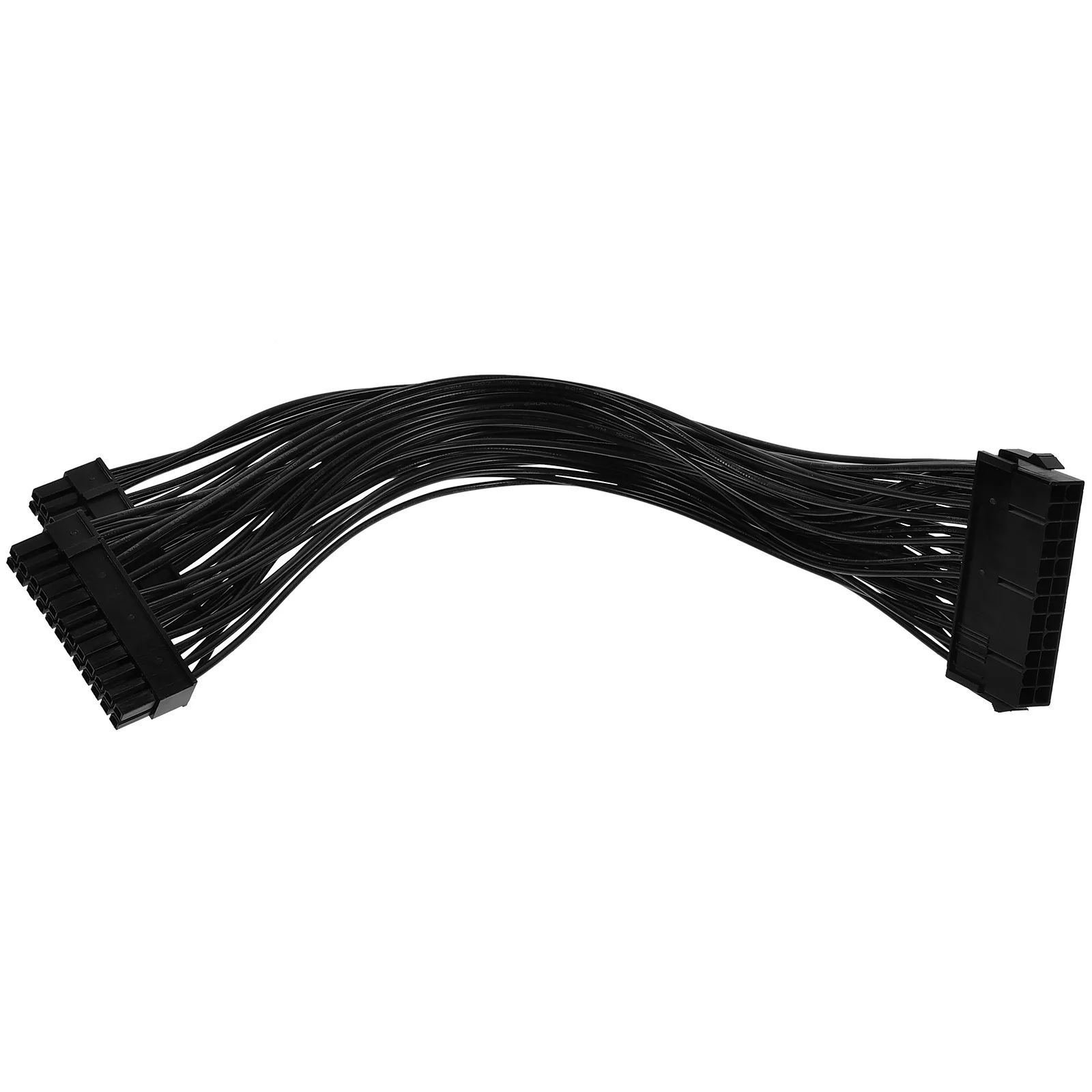 

24Pin Synchronous Power Cord for Dual Setup Motherboard Power Supply Extension High Conductivity Copper Long Service Life