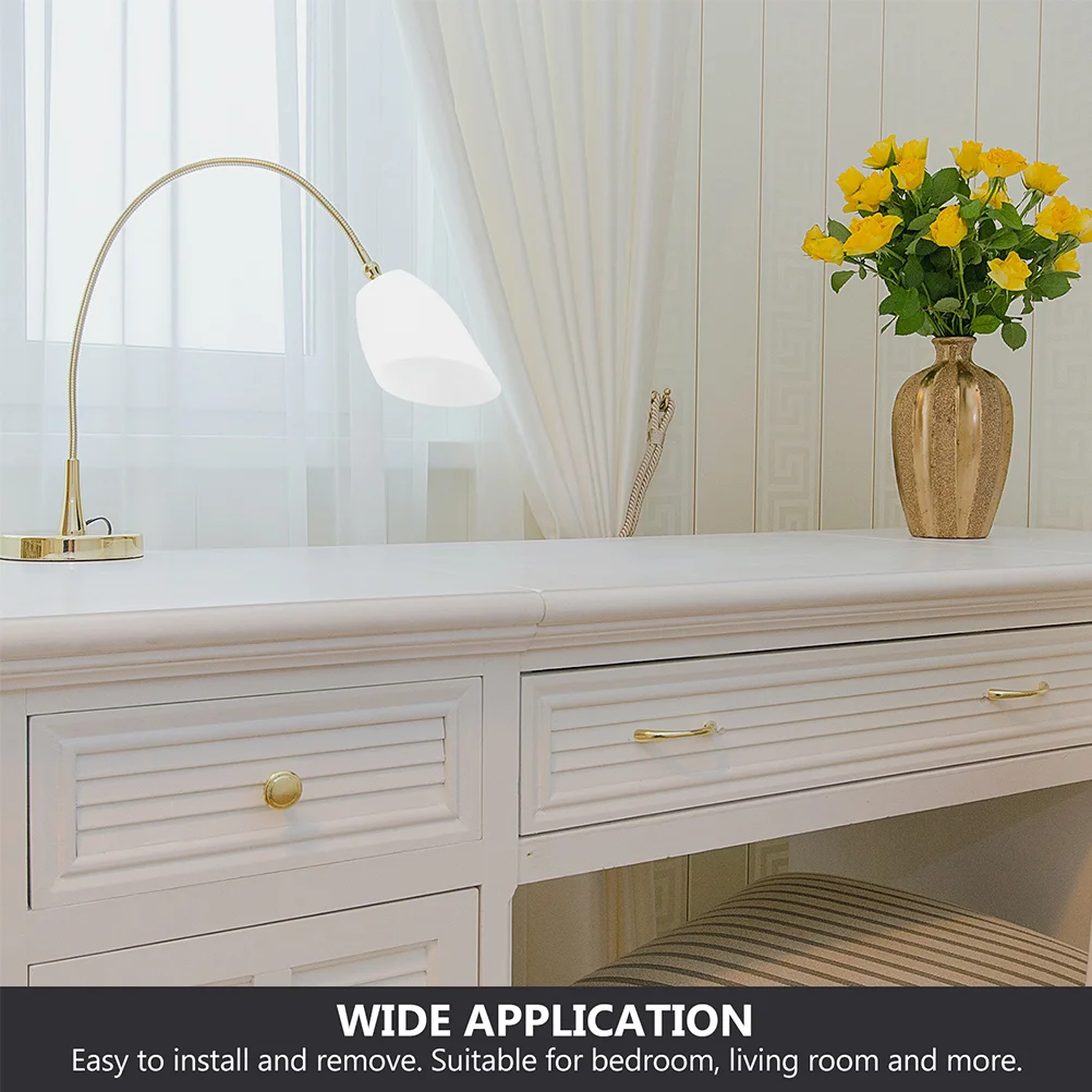 2 Pcs Angled Horseshoe Lampshade Pendant Light Rattan Shades for Wall Bedside Table Small