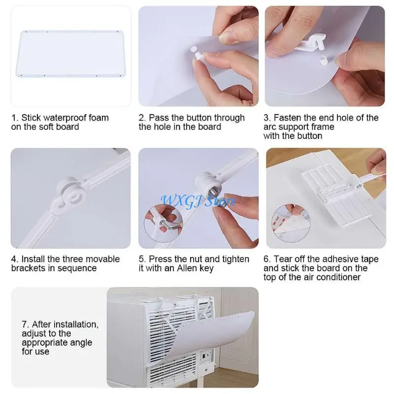 

37JE Extensive-Range Window Wind Guard Strong Easy Assembly Designs for Window Use