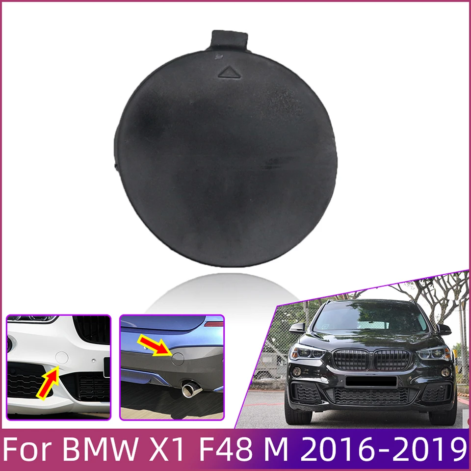 

Front Rear Bumper Towing Hook Cover Hauling Cap Decoration Shell For BMW X1 F48 M-Package 2016-2019#51118072810 51128073059