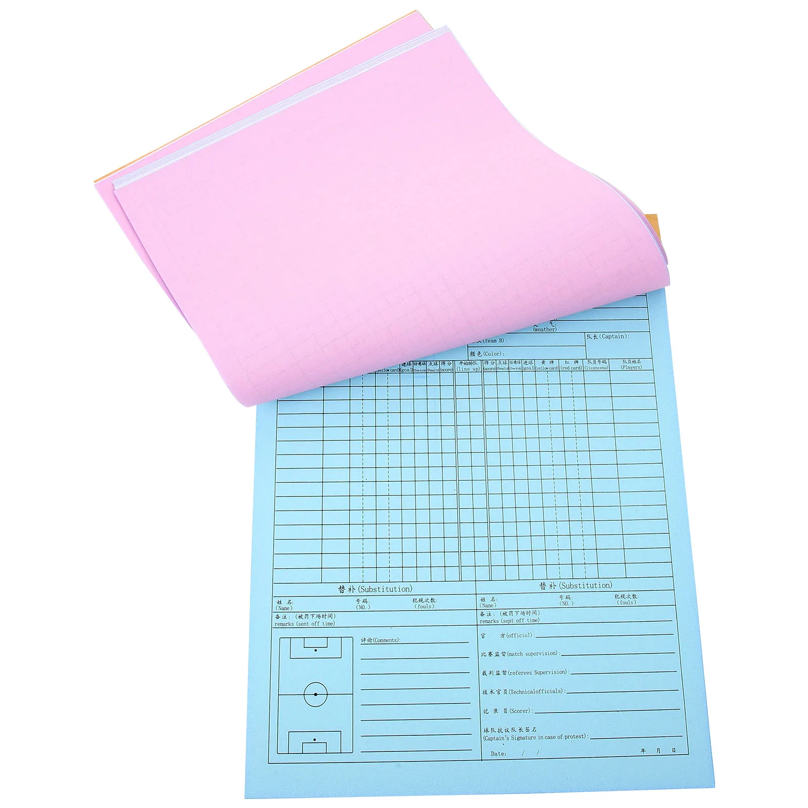 

Lightweight Sports Scorebook Portable Score Recording Notebook For Football Data Referee Notes Compact Small Size Efficient
