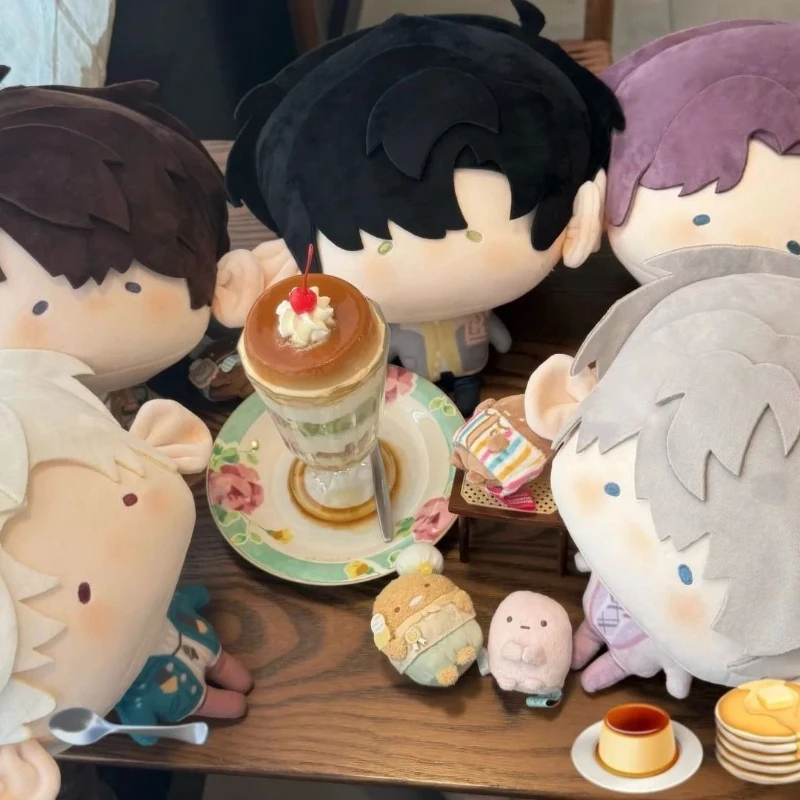 

Love and Deepspace 30cm Big Head Plush Doll Original Authentic Rafayel Aster Zayne Sylus Caleb Peripheral Figure