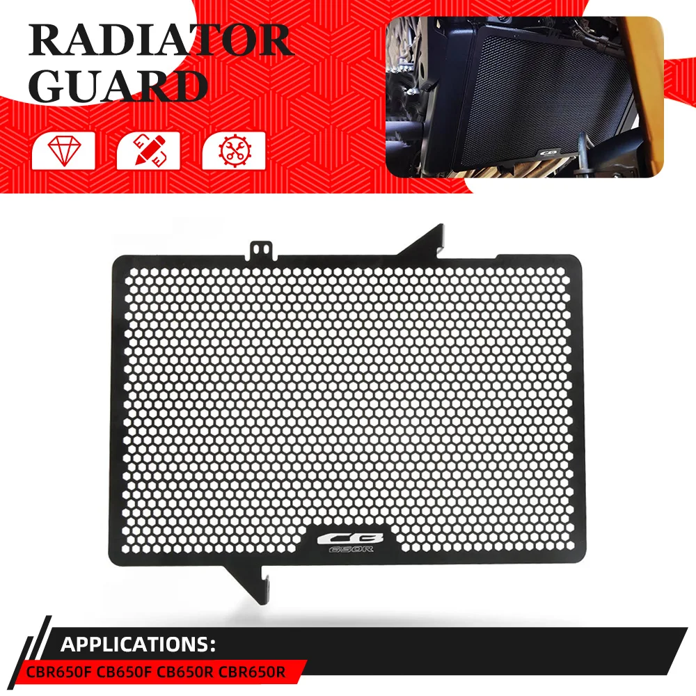 

For HONDA CB/CBR 650F 650 F 2014-2018 CBR650F CB650F Radiator Grille Cover Guard Protection CB650R CBR650R 2019-2020 CB CBR 650R