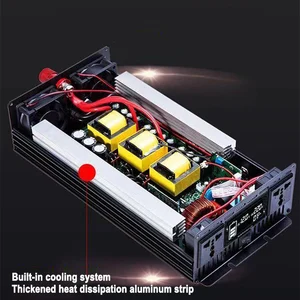 Inversor de onda senoidal pura, 8000w, 10000w, 12000w, dc 12v, 24v, 48v, 60v, 72v para ac, 110v, 220v, inversores de carro, conversor solar de tensão 11 principais vendas inversor 12v para 110v 10000w - №3