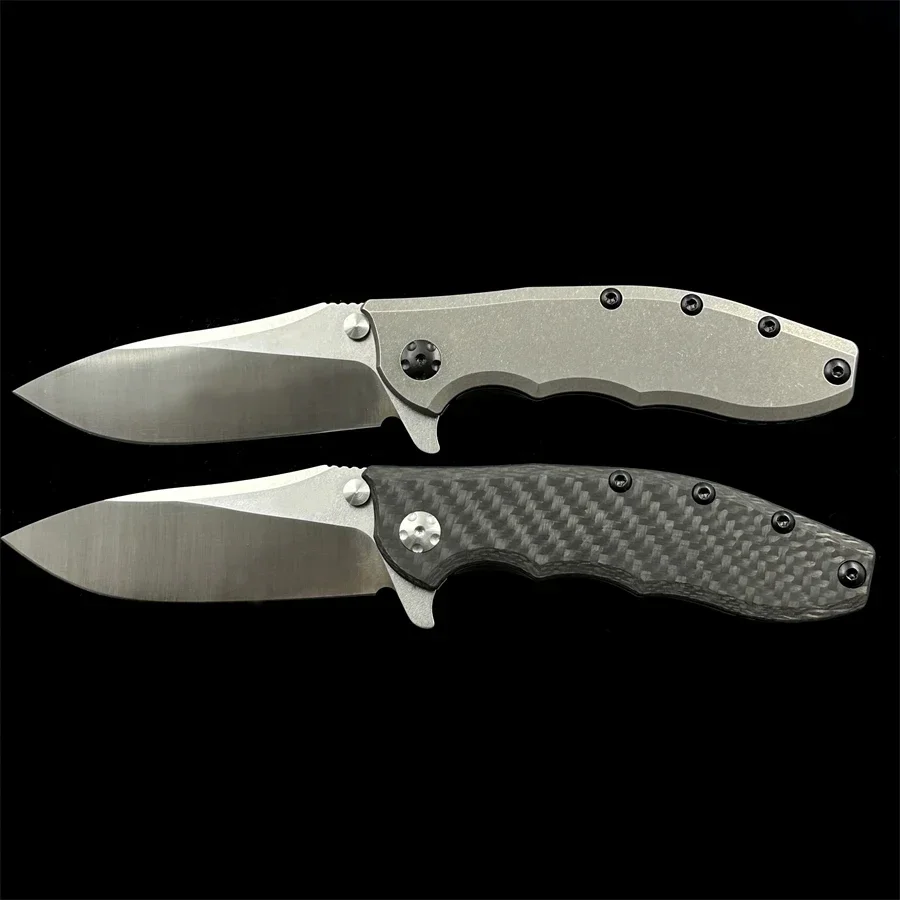 OK 0562CF 0562TI Flipper CPM-20CV  Bearing Outdoor Camping Hunting Pocket EDC Folding Knife