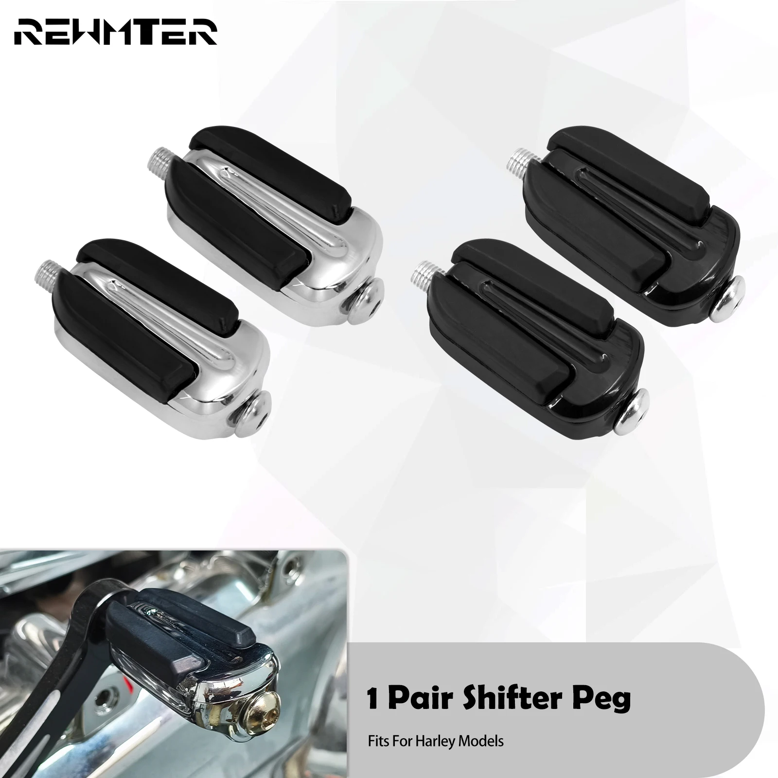 

Motorcycle 2PCS Shifter Pegs Slipstream Shift Footpeg For Harley Sportster XL Touring Electra Glide FLTRX Softail Breakout Dyna