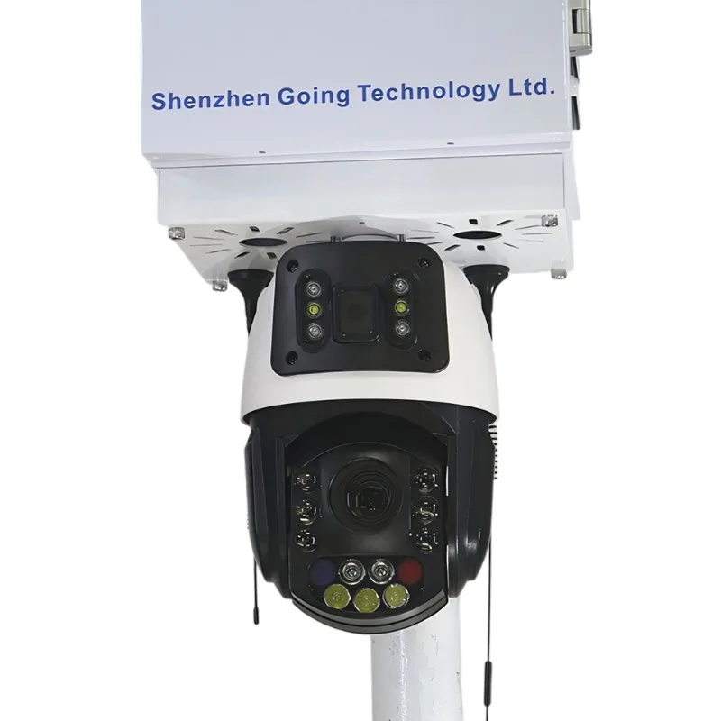【2026】SZGOING AI Human Detection Solar CCTV Camera 4G LTE For Farm & Rural Areas