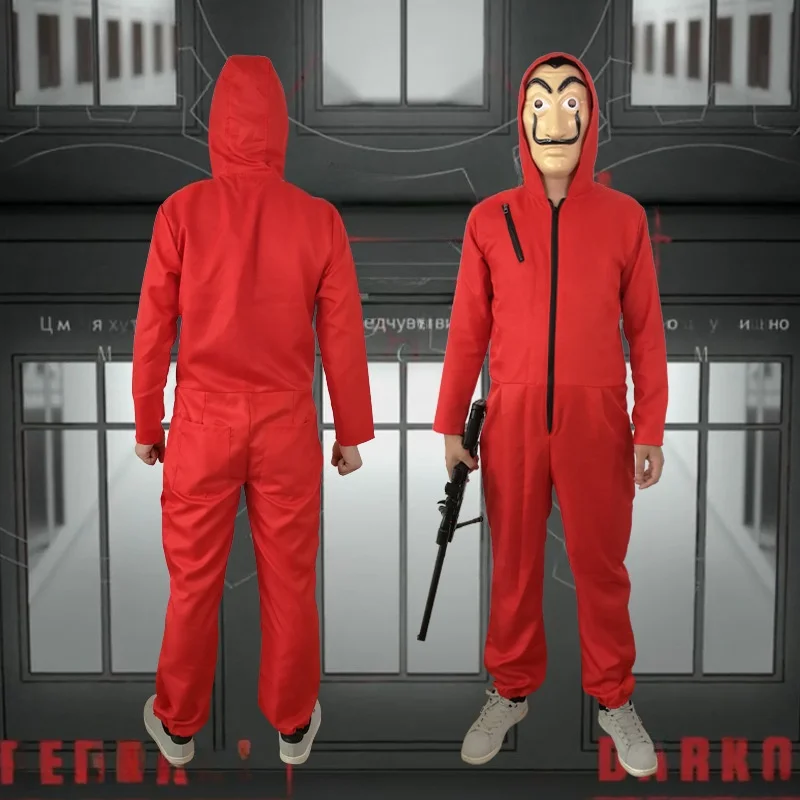

Красный игровой костюм на Хэллоуин, цельный костюм, бумажный костюм для денег, костюм Дали, женский этнический сценический костюм, традиционный ханьфу