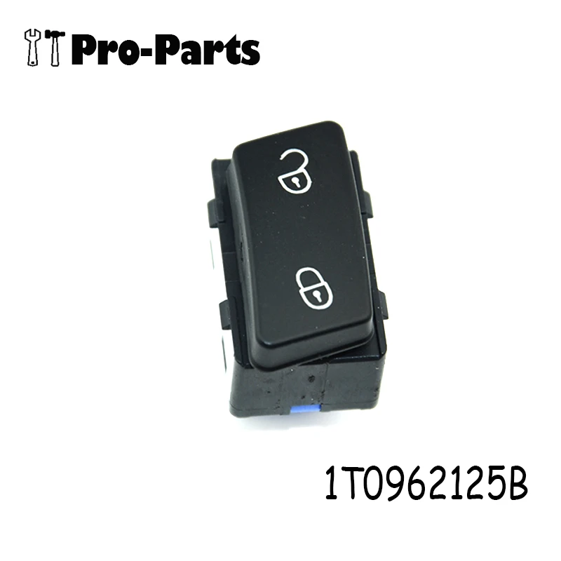 New 1T0962125B  1T0 962 125B 1T0962125 1TD962125 Central Saftey Lock Unlock Button Switch For Volkswagen VW Caddy Touran