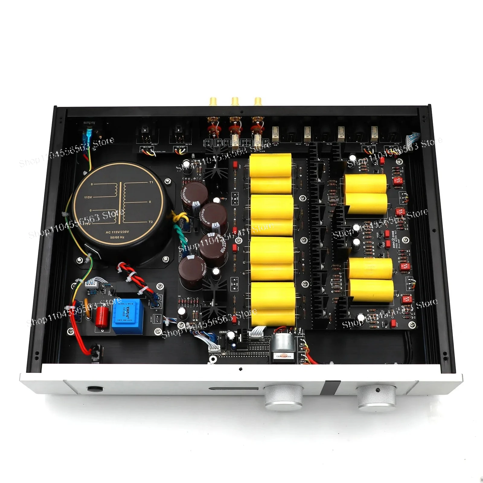 Fully Balanced Class A Preamplifier with Remote Control