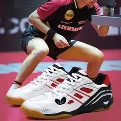 2024 New Table Tennis Shoes For Unisex Anti Slip Badminton Shoes Men Women Non-Slip Indoor Court Shoe Couples Brand Tennis Shoe