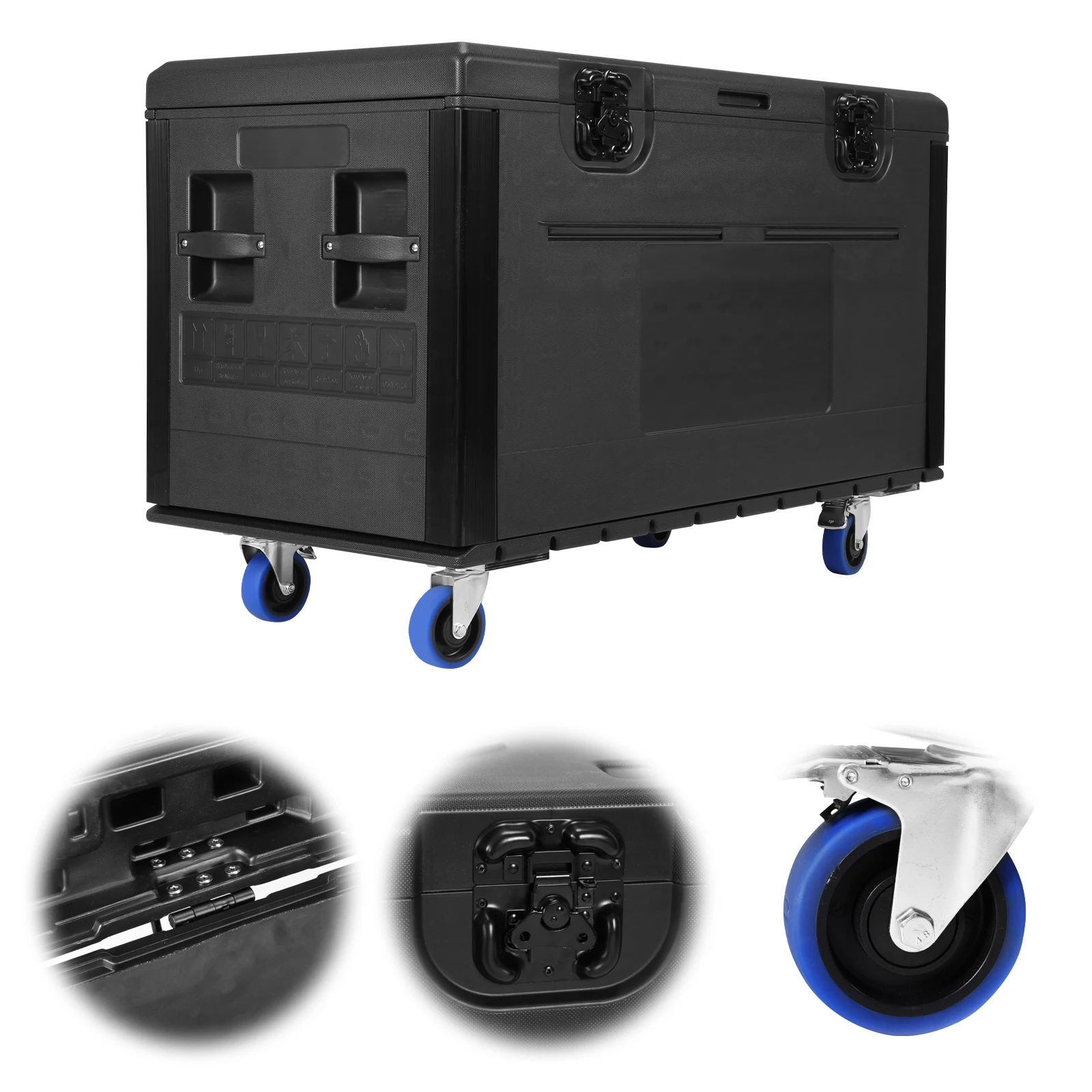 

Cable Flight Case Plastic Trunk Pack Hard-shell 20-inch Audio Lighting Equipment Cabinet Suitable for Various Electronic Devices
