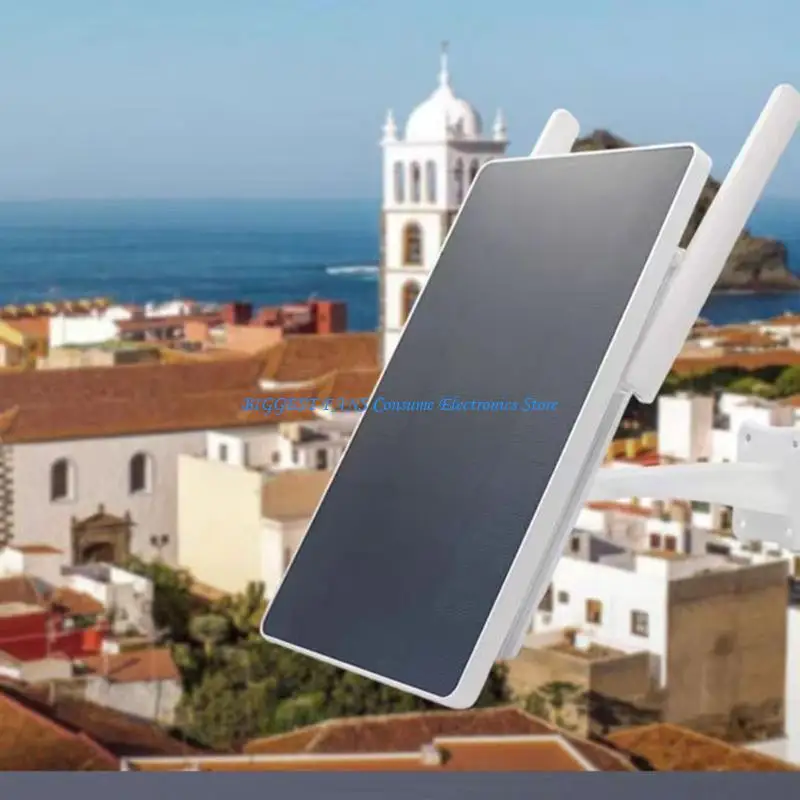 Lightweight Solar Powereds 4G Router With Durability Plastic Housing For Hiking Roads Trip Temporary Networking Solution