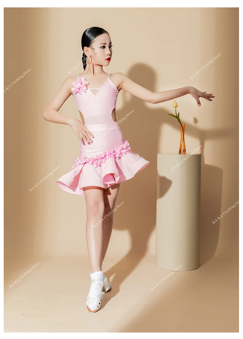 CHAGMEA Latin Dans Jurk Vrouwen Hollow Cha Cha Kostuums Ballroom