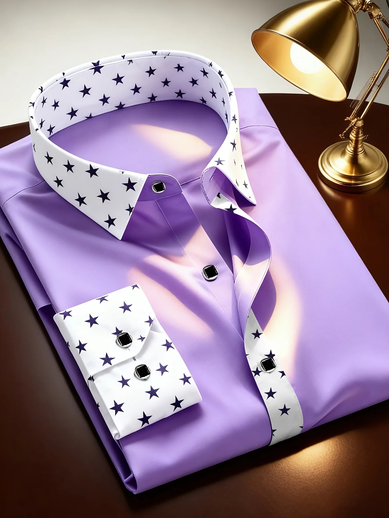 FGKKS Men Shirt Arrival Fashion Patchwork Tuxedo Party Long Sleeve Smart Four Season Casual Elastic Man Business Dress Shirts