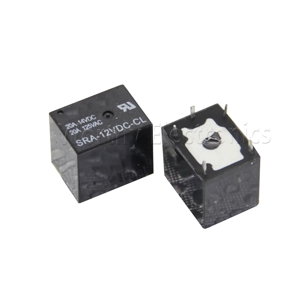 

Free shipping 10PCS/LOT SRA-12VDC-AD 4PIN 20A relay