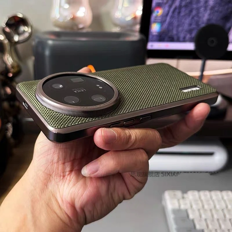 Case For Xiaomi 14 Ultra 13 12S 15Ultra 5G Nylon Woven Matte Leather Skin-friendly Cover For Mi 15 Ultra 14 13 12 Luxury Bumper