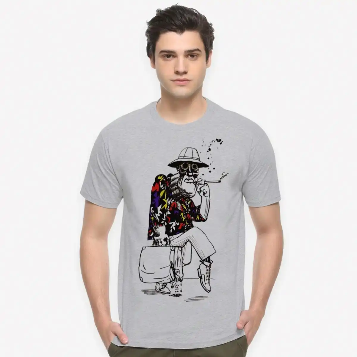 Fear and Loathing in Las Vegas Art T-Shirt, Hunter S. Thompson Tee, Men's Women's All Sizes