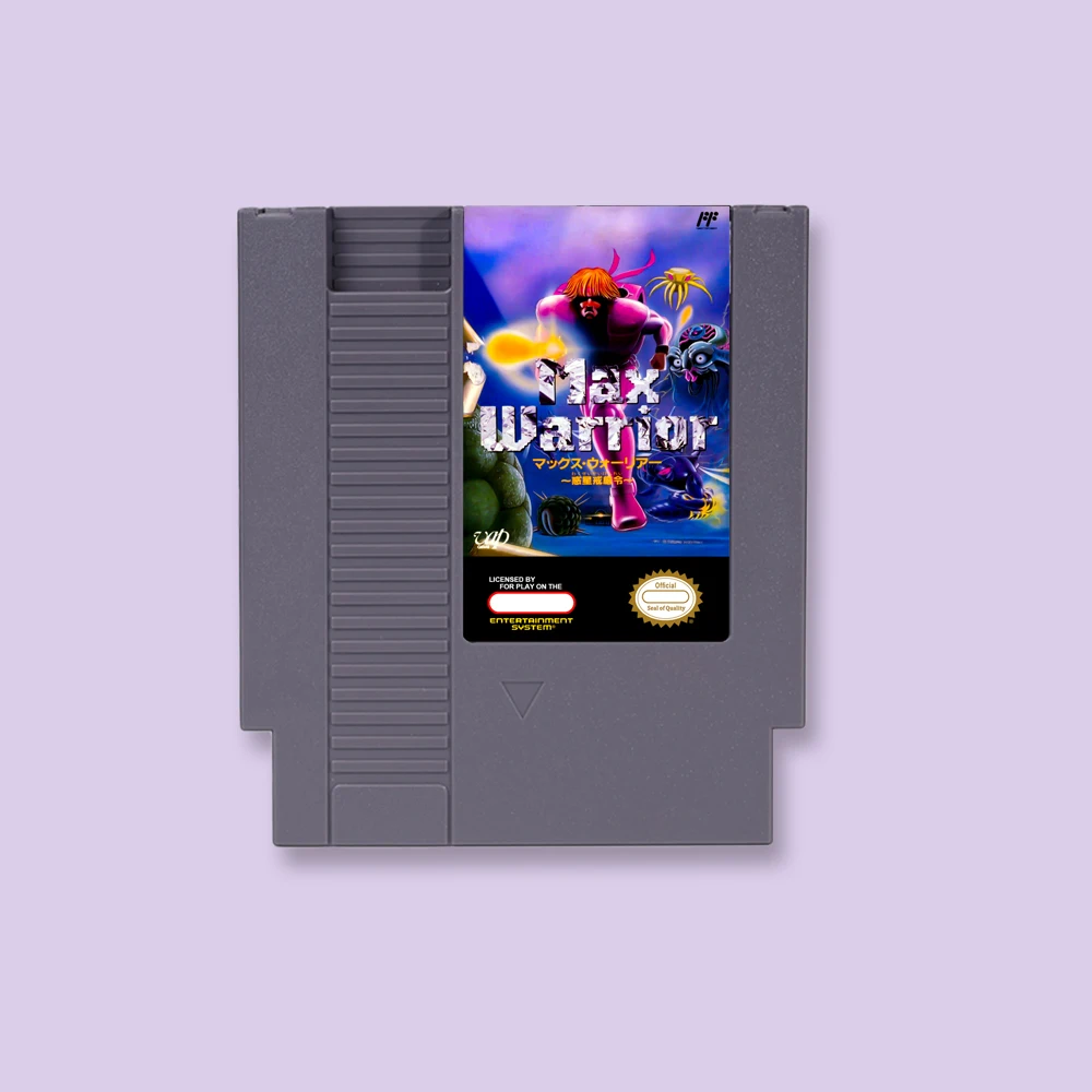 

Max Warrior - Wakusei Kaigenrei Game Cartridge Action Game For NES 8Bit 72PIN Consoles Game Card
