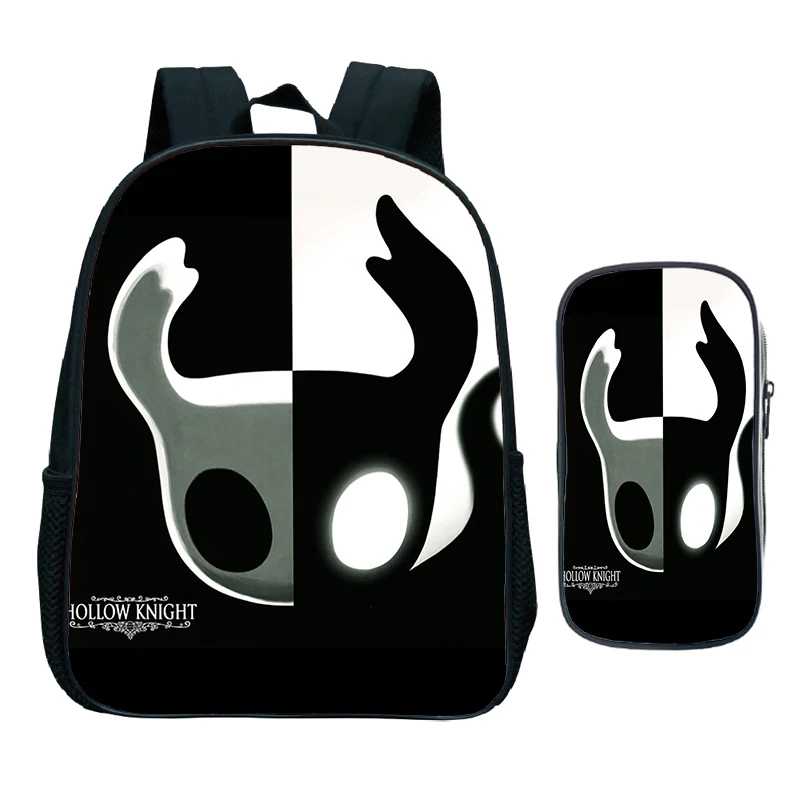 

Game Hollow Knight 3D Print Backpacks 2 Pcs Set Boys Girls High Quality School Bag Kids Kindergarten Bags Toddler Mini Backpacks