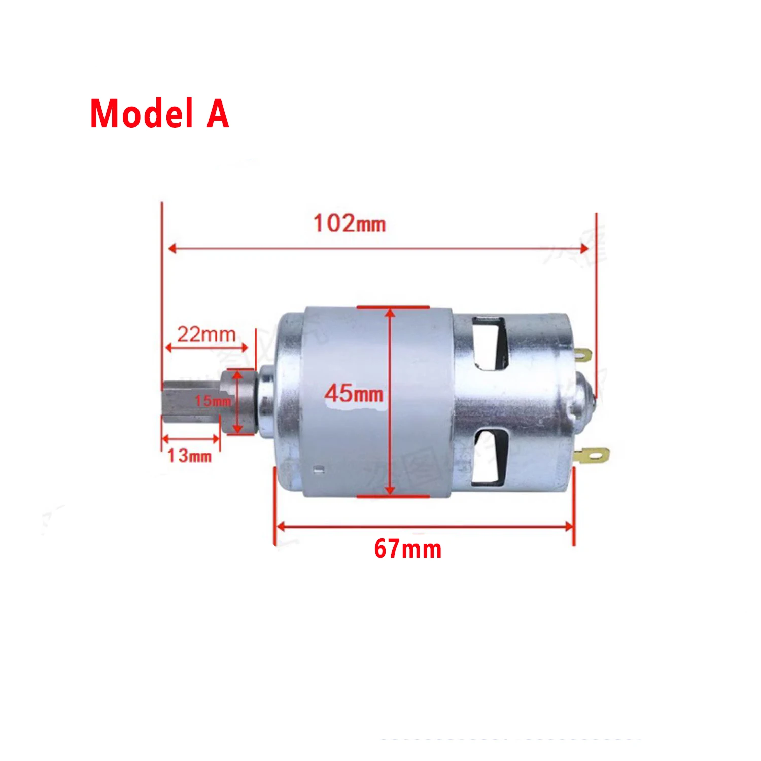 Moteur de soufflage de charge sans fil, dépoussiéreur au lithium, souffleur de suie industriel, DC 775, 18V à 21V