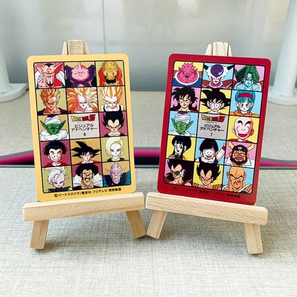 DIY Dragon Ball Son Goku Vegeta IV 9PCS/Set Grid Refractive Flashcard  Anime Peripheral Game Collection Card Holiday Gift