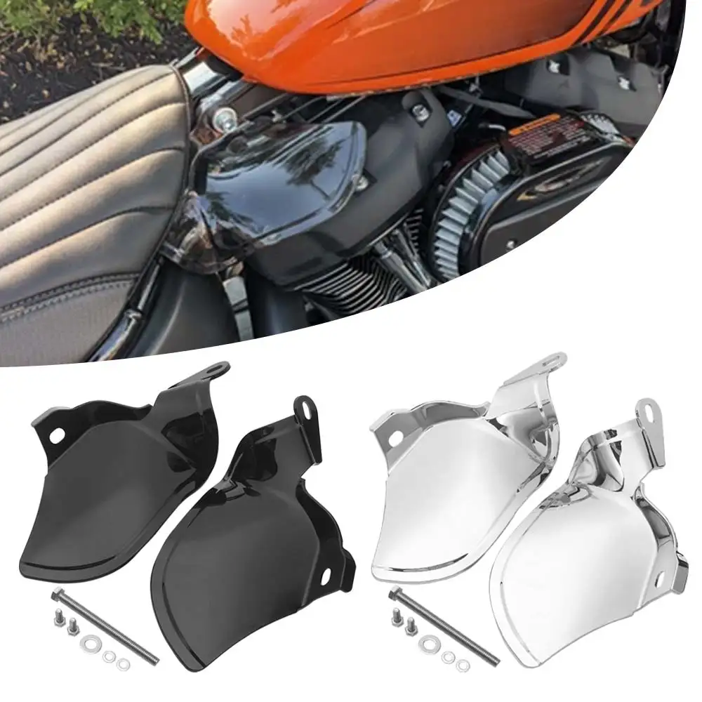 

1 пара теплозащитных экранов, совместимых с Harley Softail Fat Bob Fat Boy Breakout Heritage Low Rider Deluxe Slim 2018-2026