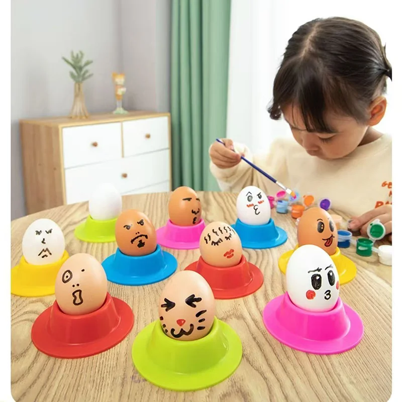 Soft-Boiled Egg Holder, Stackable Egg Cup, Egg Coddler with Base - Ideal for Serving Breakfast, Brunch, and Kitchen Table Decor