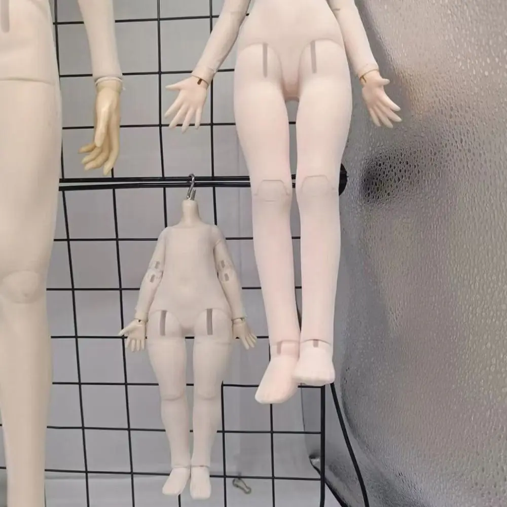 Cute Cotton Pajamas White Fashion Elastic Jumpsuit DIY Accessories Multisizes for 1/3 1/4 1/6 BJD 30/45/60cm Dolls