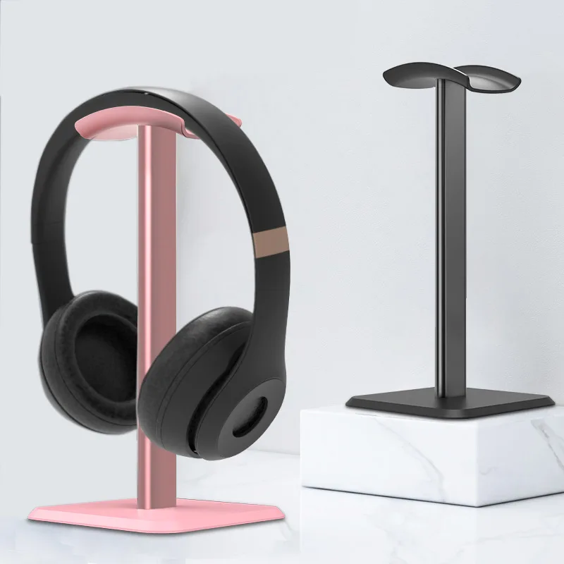 Headphone Stand Universal Aluminuim Headset Holder Aluminum Supporting Flexible Headrest Fashion Headphone Hanger