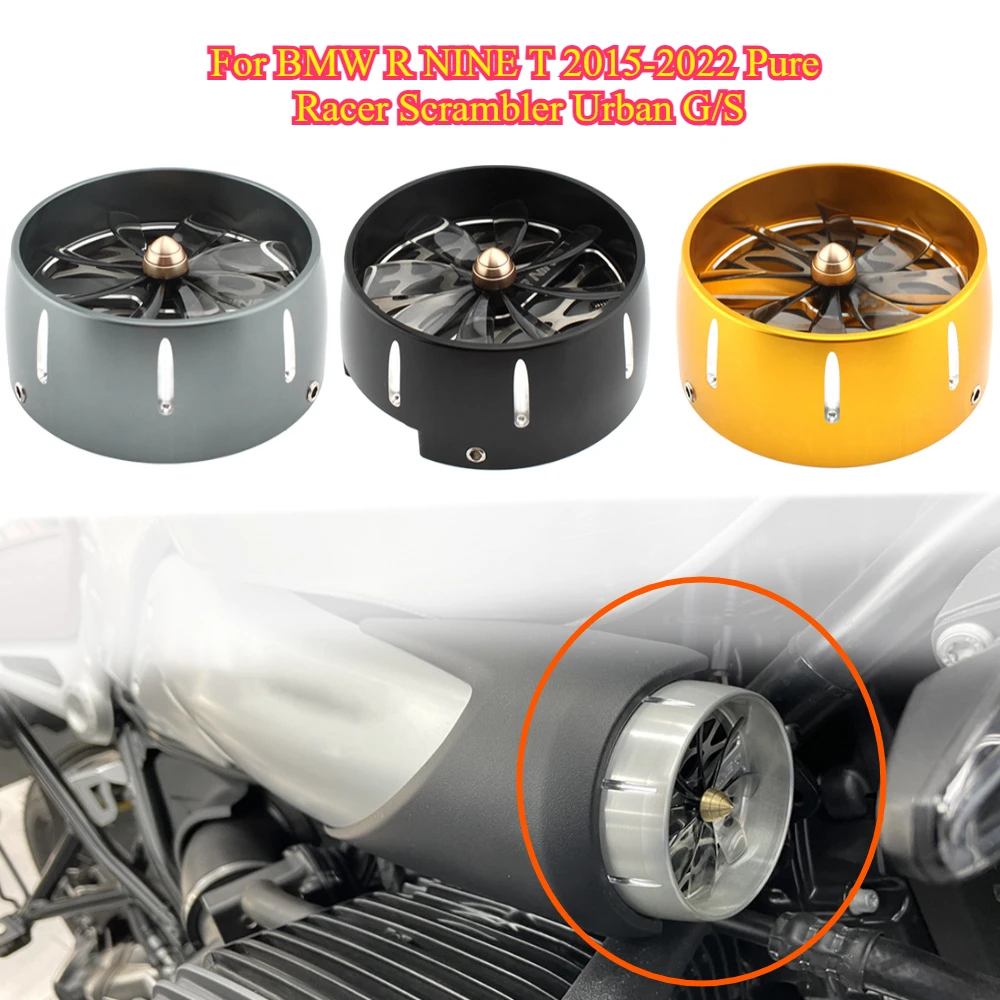 

Air Intake Inlet Pipe Cover Rotate Fan Wind Blade Decorater Motorcycle For BMW R NINE T 2015-2022 Pure Racer Scrambler Urban G/S