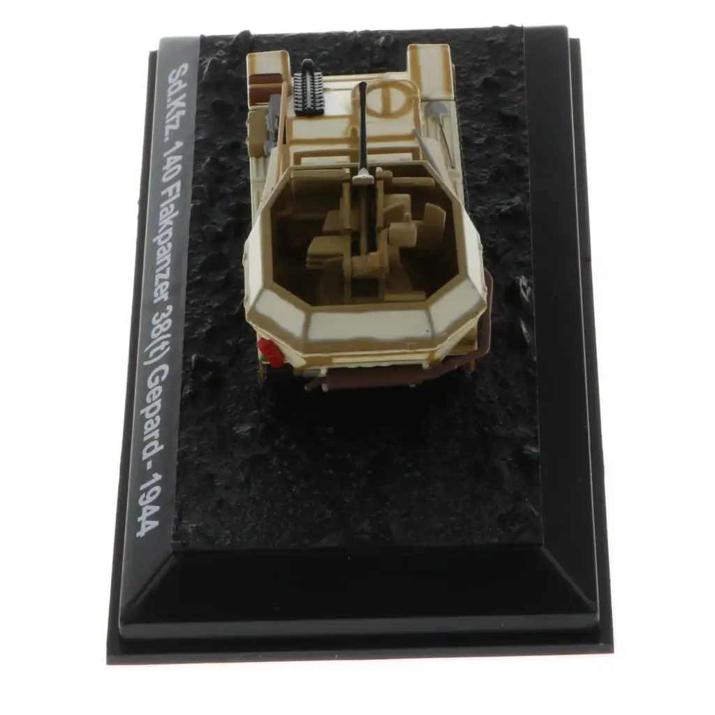 Alloy Tank German Flakpanzer 38 Diecast Model 1 72 Miniature for War Collection Display