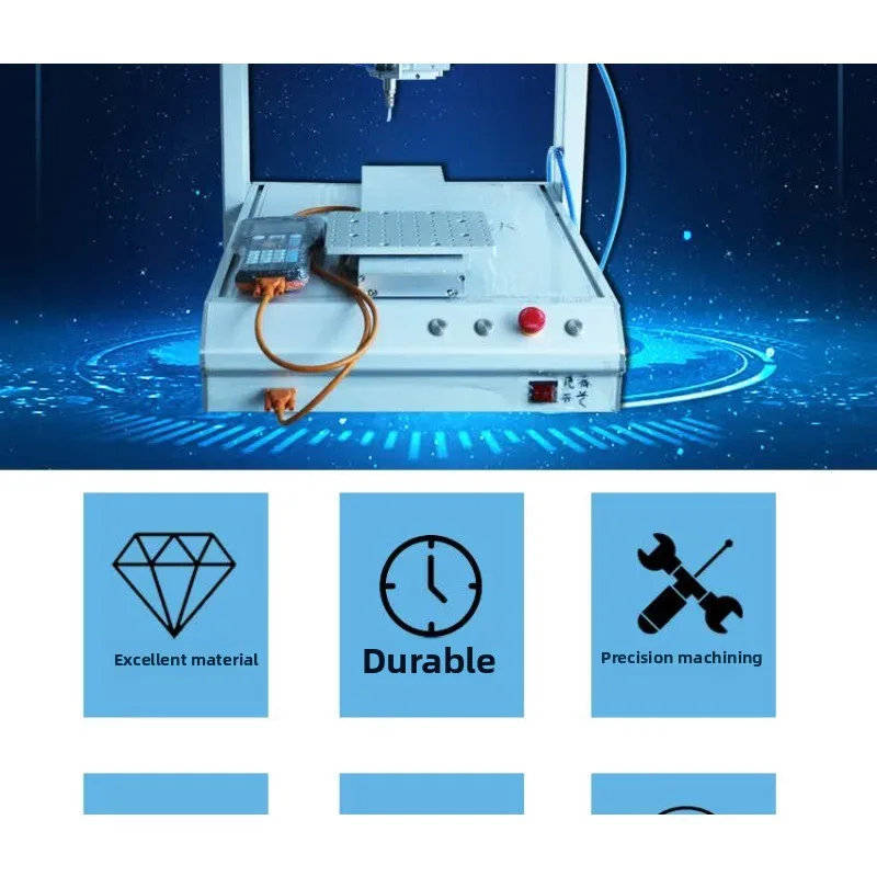 Platform type single and double station three-axis dispensing machine