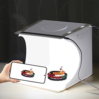 PULUZ Light Box 20cm Photo Studio Light Box Tent with 6 Color Background Photo Box Shooting Tent Lgihtbox for Studio Photography