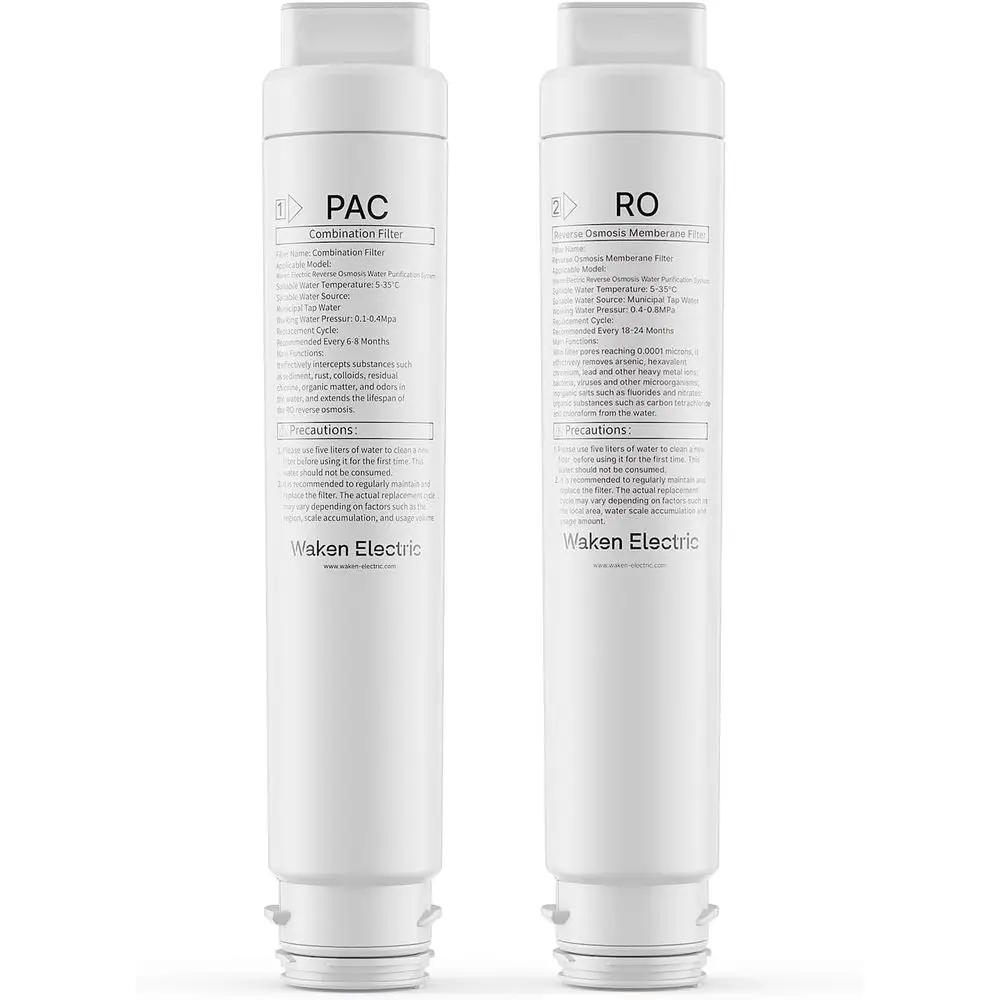 

Dual-Stage Under-Sink Water Filter Replacement Set: Pre-Activated Carbon and Reverse Osmosis Filters