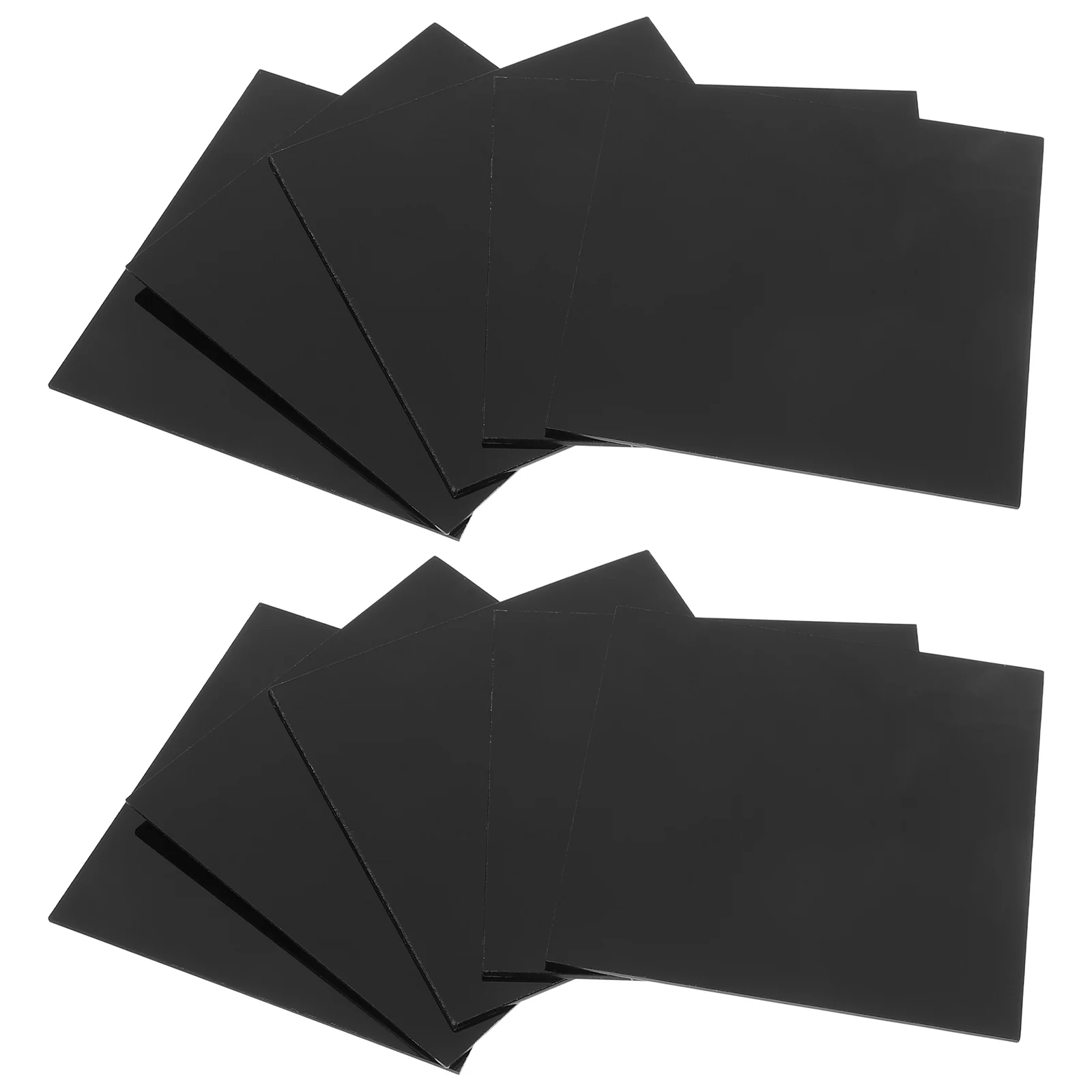 

10 Pcs Black 100X100Mm 2Mm Thick Acrylic Sheet Diy Craft Plate For Painting Home Decor Handicraft Display Making Supplies