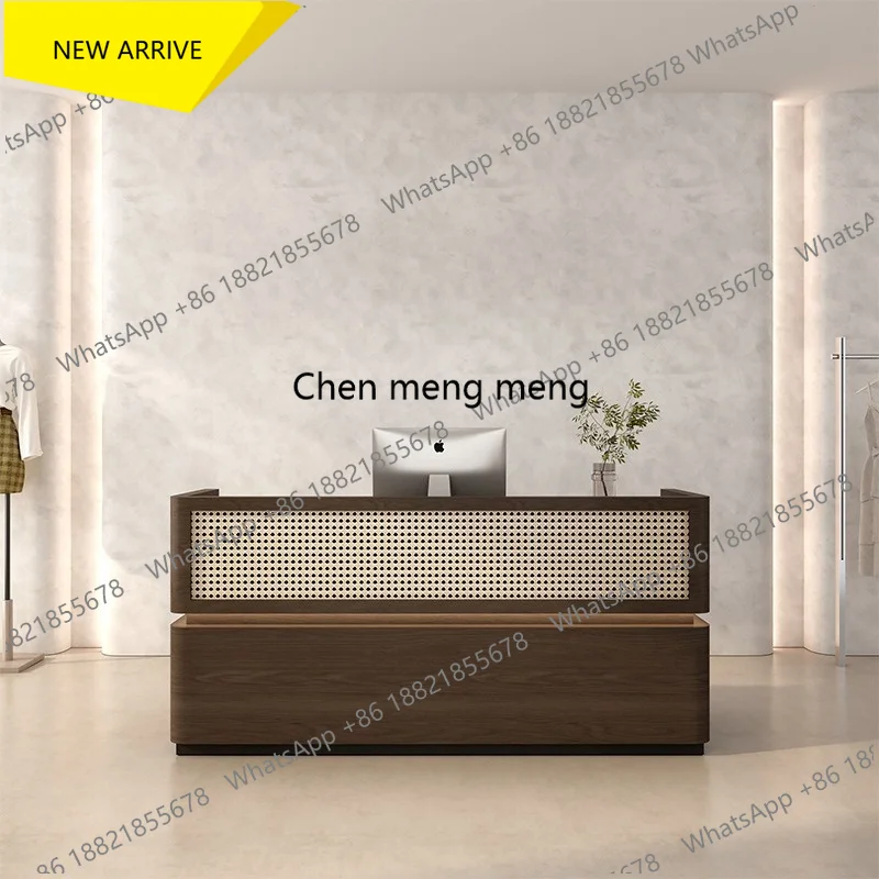 G153 Counter Pulpit Reception Desks Checkstand Furniture Coffee Shop Reception Desks Vevor Wood Furniture