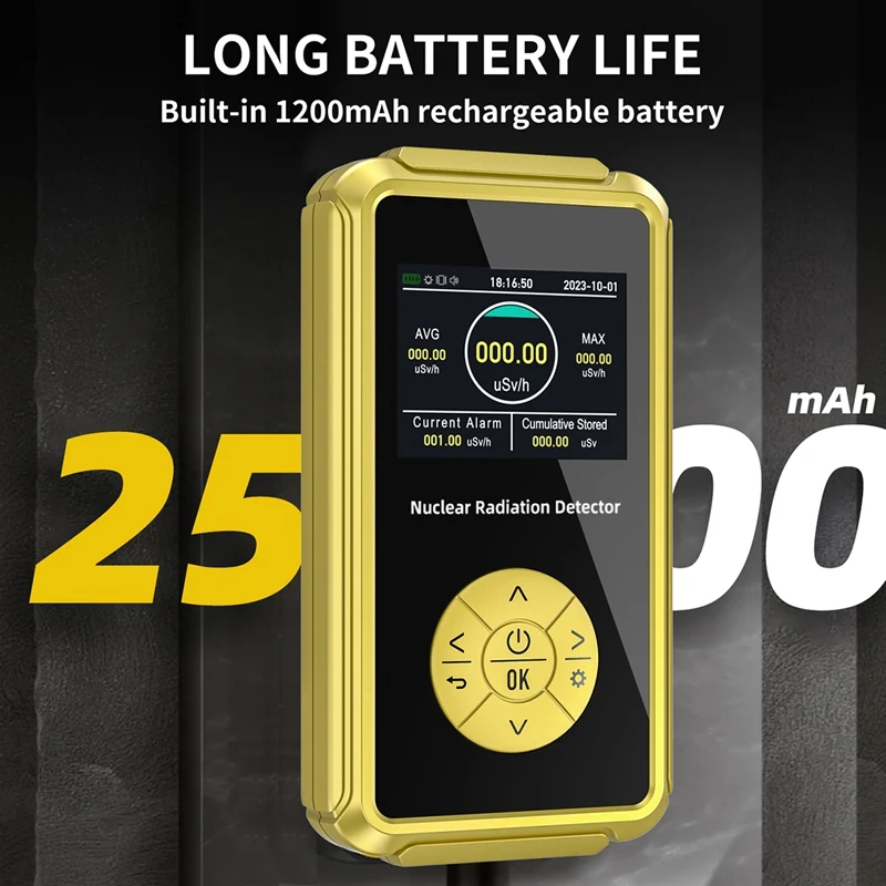 Geiger Counter Nuclear Radiation Detector Geiger Plate Radioactivity Detector For Nuclear Wastewater For PC Software Durable