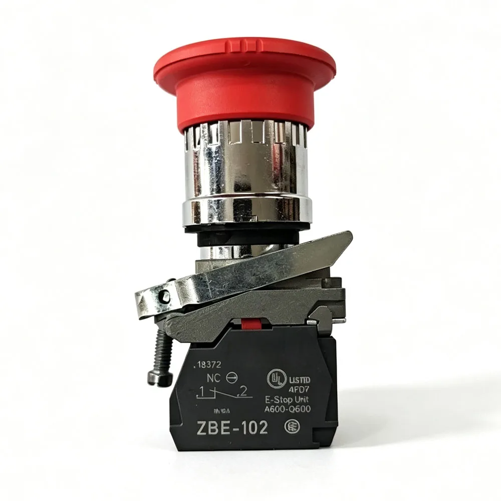 Brand new original emergency stop button XB4BS8442 imported rotary reset with a normally closed mushroom head diameter of 40mm